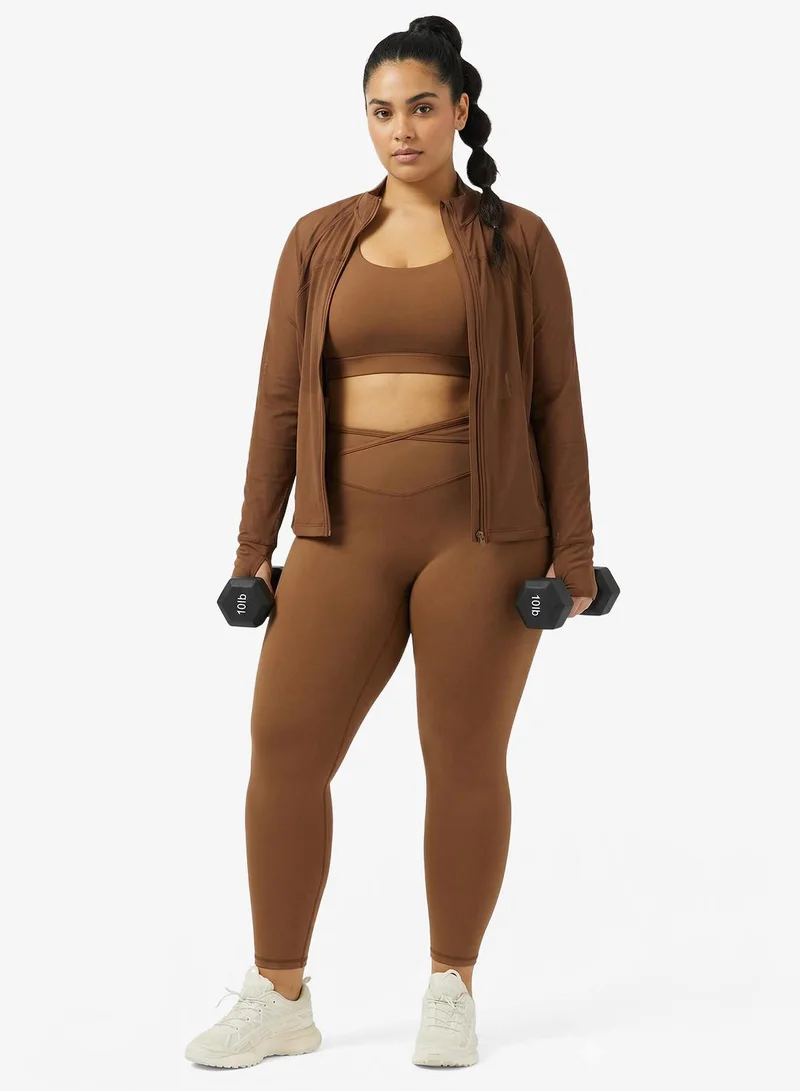 FRWD  FRWD Plus High Rise Seamless Sculpting Leggings for Women | Best Price UAE