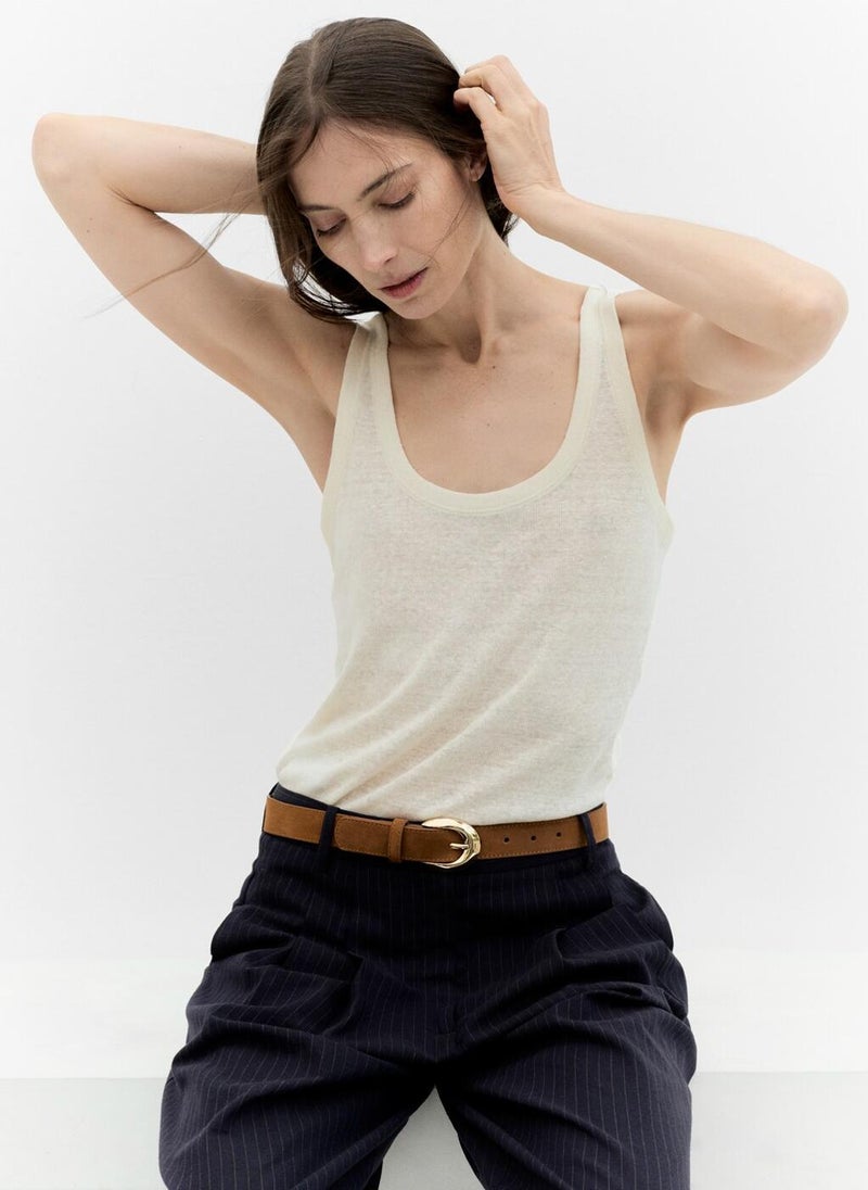 MANGO Oval Buckle Belt  - Image 5