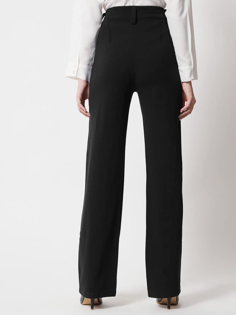 KOTTY Women Regular Fit Multicolor Viscose Rayon Trousers - Image 4