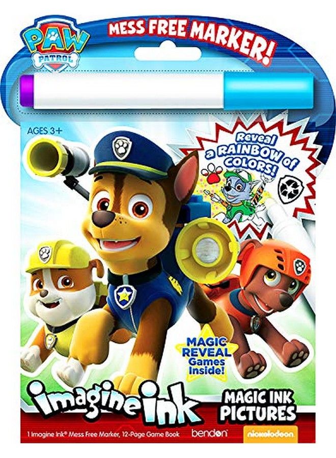 Bendon Bundle Of 3 Imagine Ink Magic Pictures Coloring Activity Books Set For Boys Kids Toddlers Spidey Amazing Friends Paw Patrol And Disney Mickey Mouse - Image 4