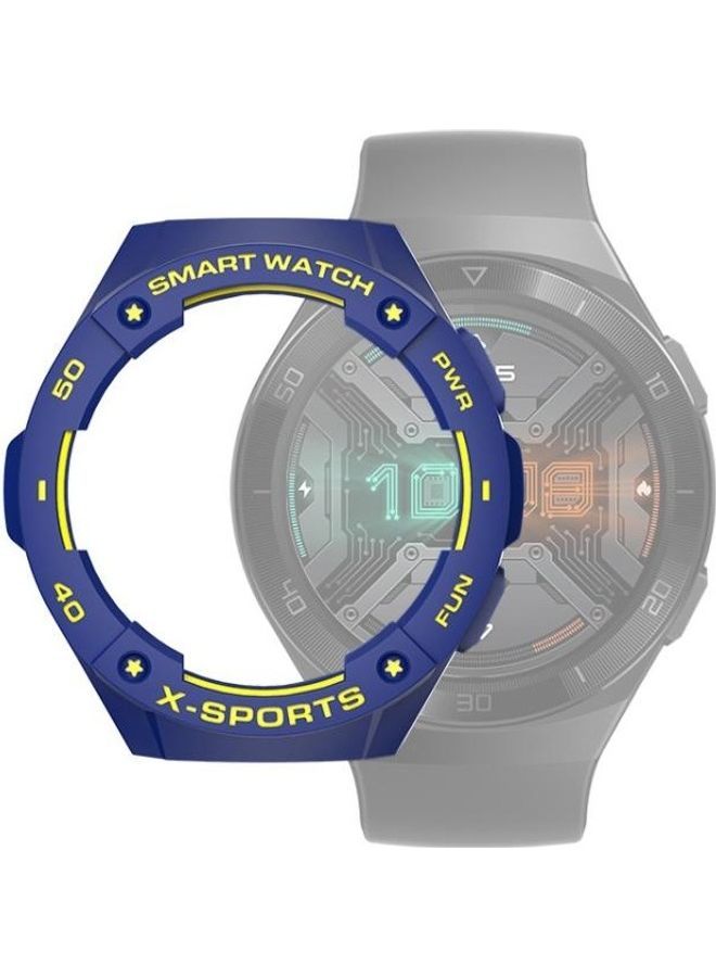 نيبمينينت غطاء حماية واق من البولي يوريثان الحراري لساعة هواوي GT2E الذكية أزرق/أصفر - Image 1