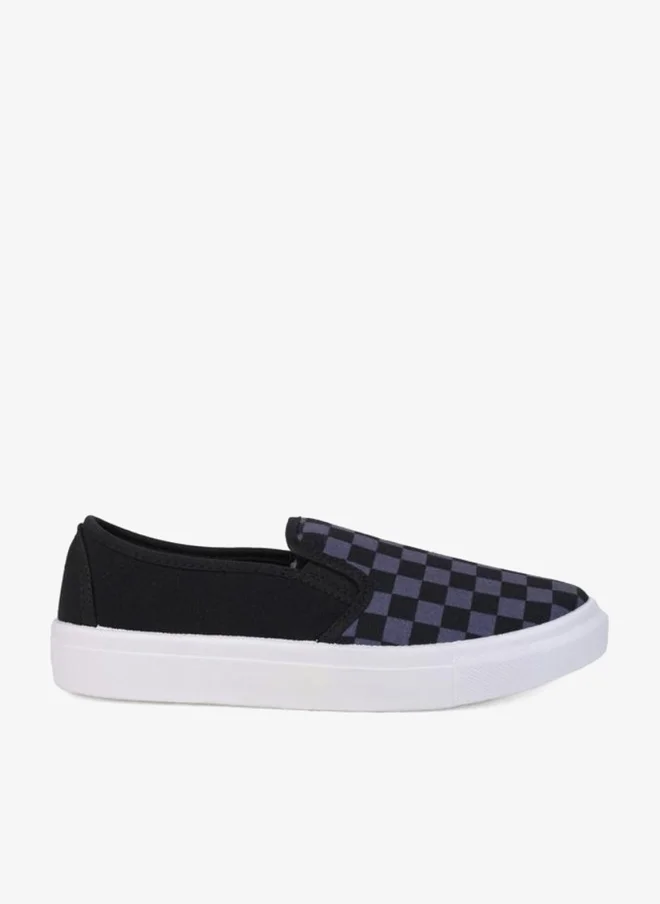 Styli Styli Checkerboard Canvas Slip On Shoes