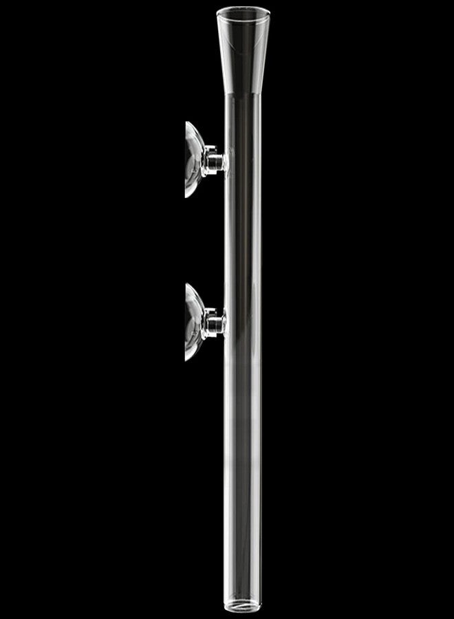 Bilindasly 250mm Glass Aquarium Shrimp Feeding Tube Aquarium Clear Fish Food Feeder Tube for Fish Tank with 2pcs Suction Cups - Image 1