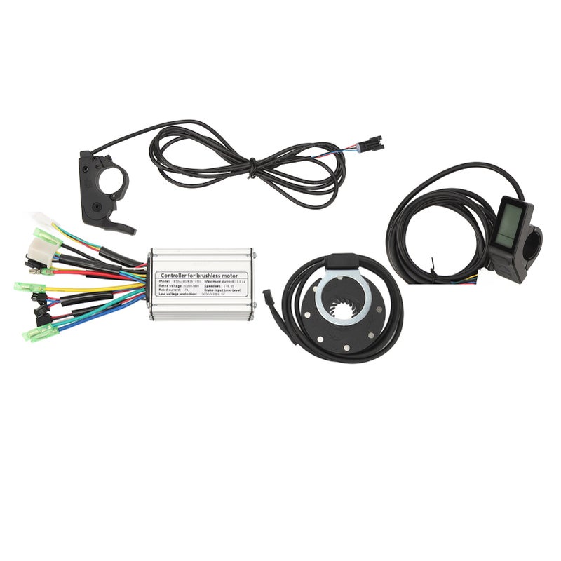 Electric Bike Conversion Kit Professional KT 15A Controller LCD4 Panel TT009 Thumb Throttle Set for 36V 48V 250W Motor - Image 2