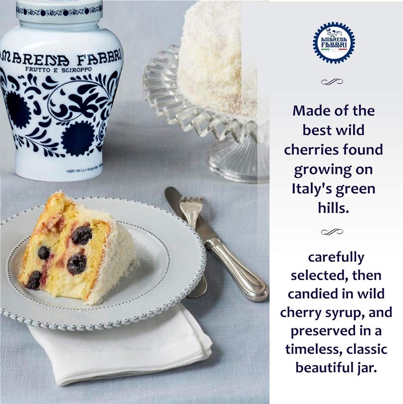 Fabbri Amarena Wild Cherries in Syrup - Gluten Free, Non-GMO, Vegan, 21 Ounce - Image 4