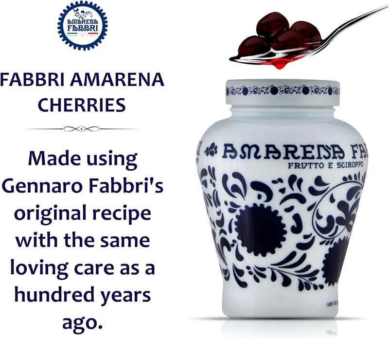 Fabbri Amarena Wild Cherries in Syrup - Gluten Free, Non-GMO, Vegan, 21 Ounce - Image 2