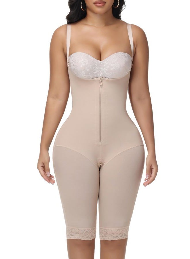 SHAPSHE Fajas Colombianas Tummy Control Shapewear Faja Body Shaper Post Surgery Compression Garment Shapewear for Women, Tan, 3XL - Image 1