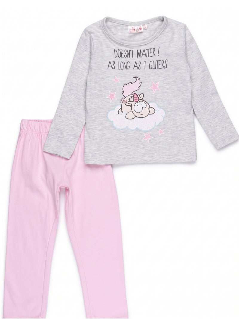 nic Pajama Long Sleeves Set by Kids TV100%cotton - Image 1