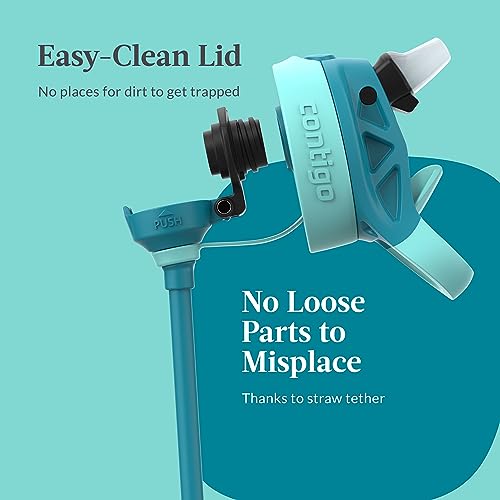 Contigo Aubrey Leak-Proof Spill-Proof Water Bottle 20oz Juniper Jade - Image 3