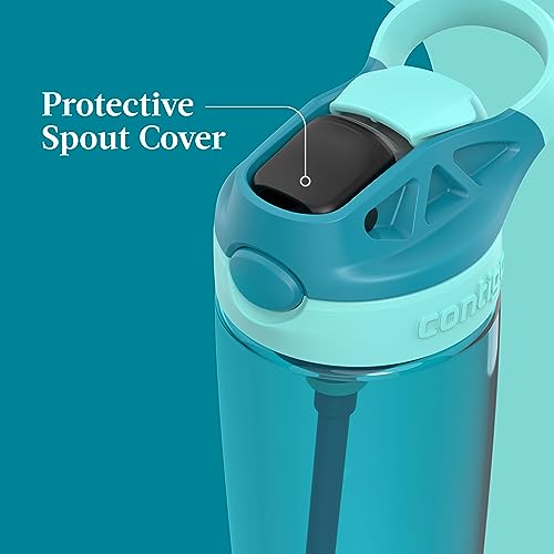 Contigo Aubrey Leak-Proof Spill-Proof Water Bottle 20oz Juniper Jade - Image 5