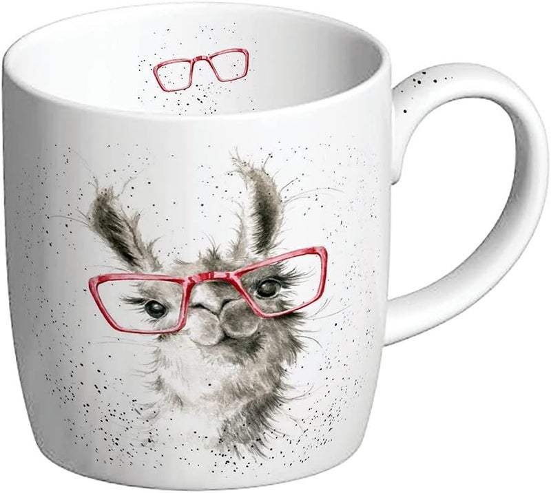 Royal Worcester Wrendale Designs No Probllama Mug  14 Ounce Large Coffee Mug with Llama Design  Made from Fine Bone China  Microwave and Dishwasher Safe - Image 3