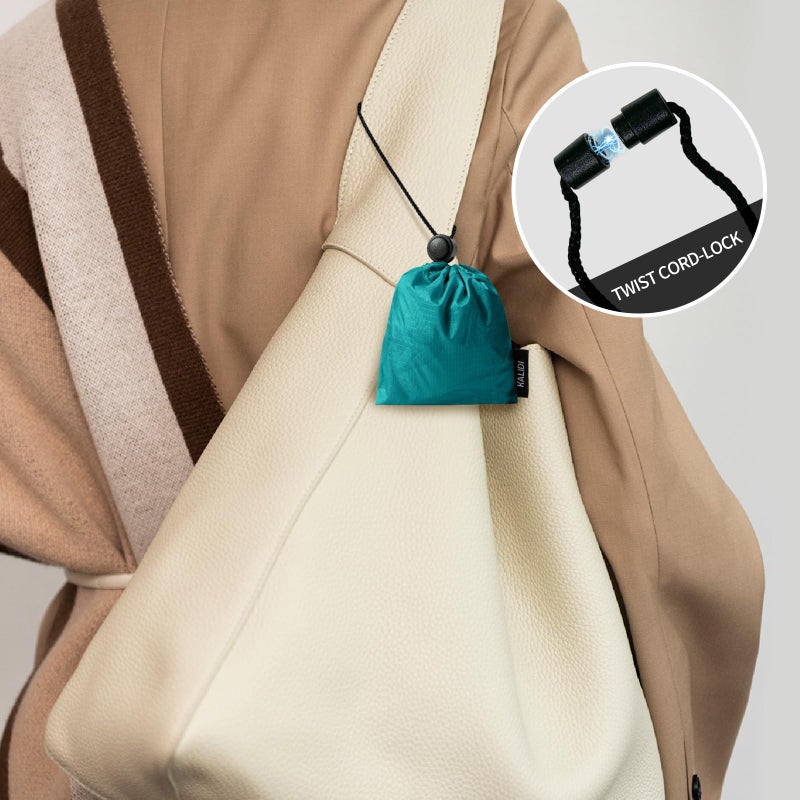 KALIDI FANCY FOREST KALIDI Compact Tote Shopping bag Lightweight Foldable Tiny Reusable Grocery Shoulder Bag Crossbody - Image 4