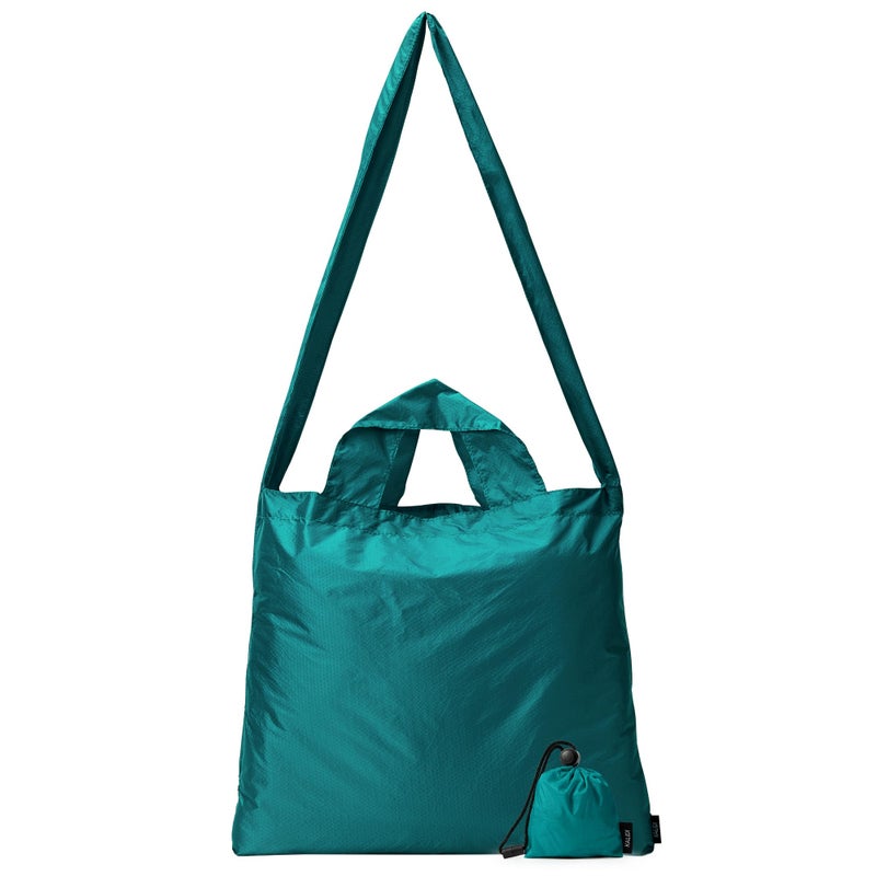 KALIDI FANCY FOREST KALIDI Compact Tote Shopping bag Lightweight Foldable Tiny Reusable Grocery Shoulder Bag Crossbody - Image 1