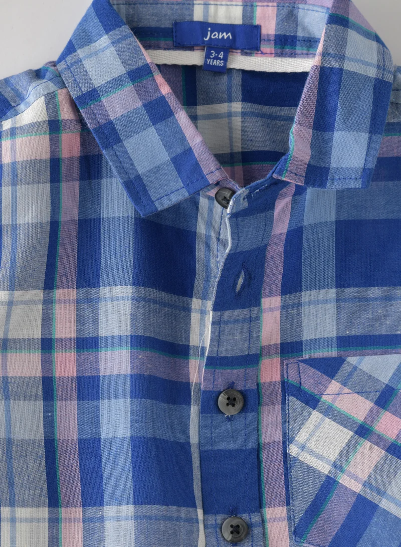 JAM Spring & Summer Squad Goals: Boys' Breezy Cotton Check Shirts