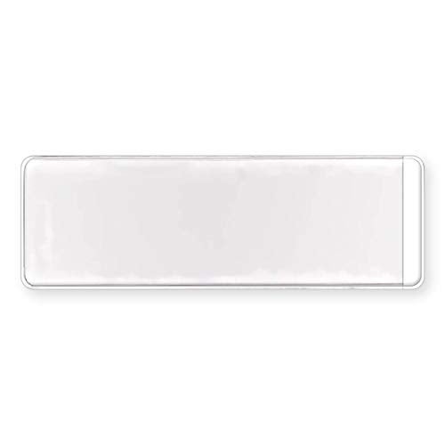 STORE SMART StoreSMART - Peel & Stick 6/8" x 2 3/8" Shelf Tag/Label Holders - 25-Pack - Open Short Side - STB861S-25 - Image 1
