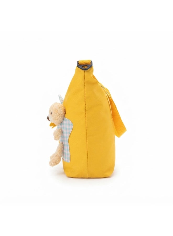 MORANO School Shoulder Bag for Girls with Teddy Bear - Image 4