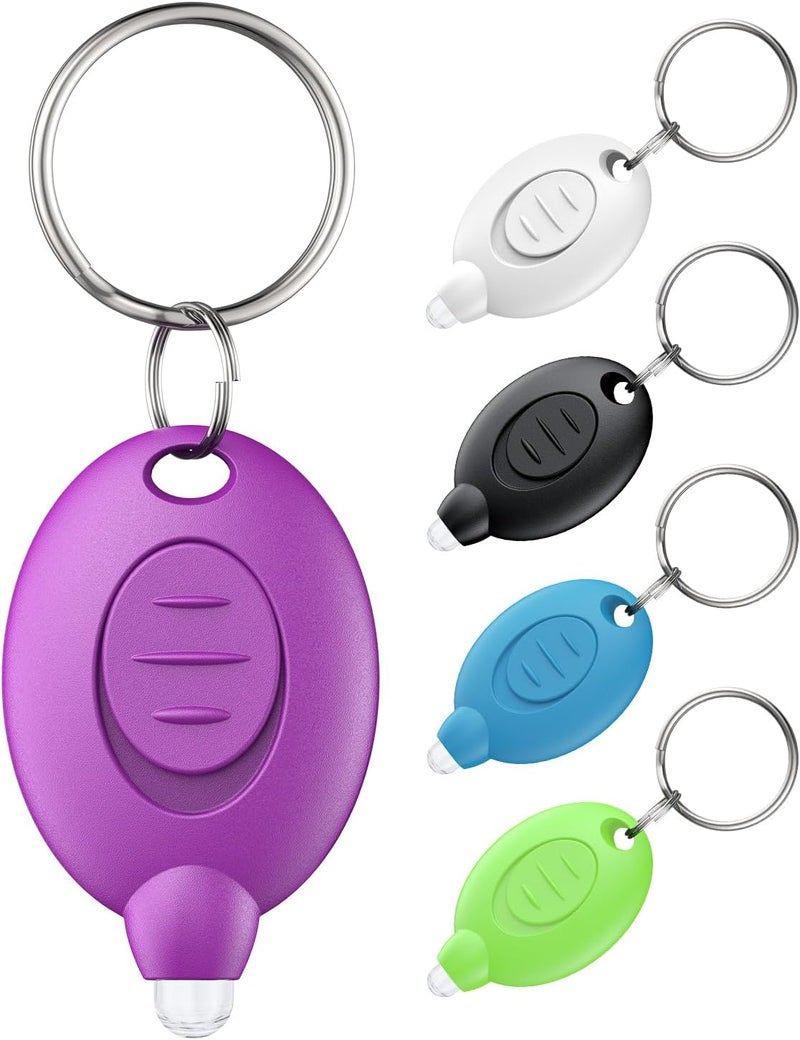Uniclife 5 Pack LED Keychain Flashlight - Mini Portable Ultra Bright Key Ring Torch - Image 1