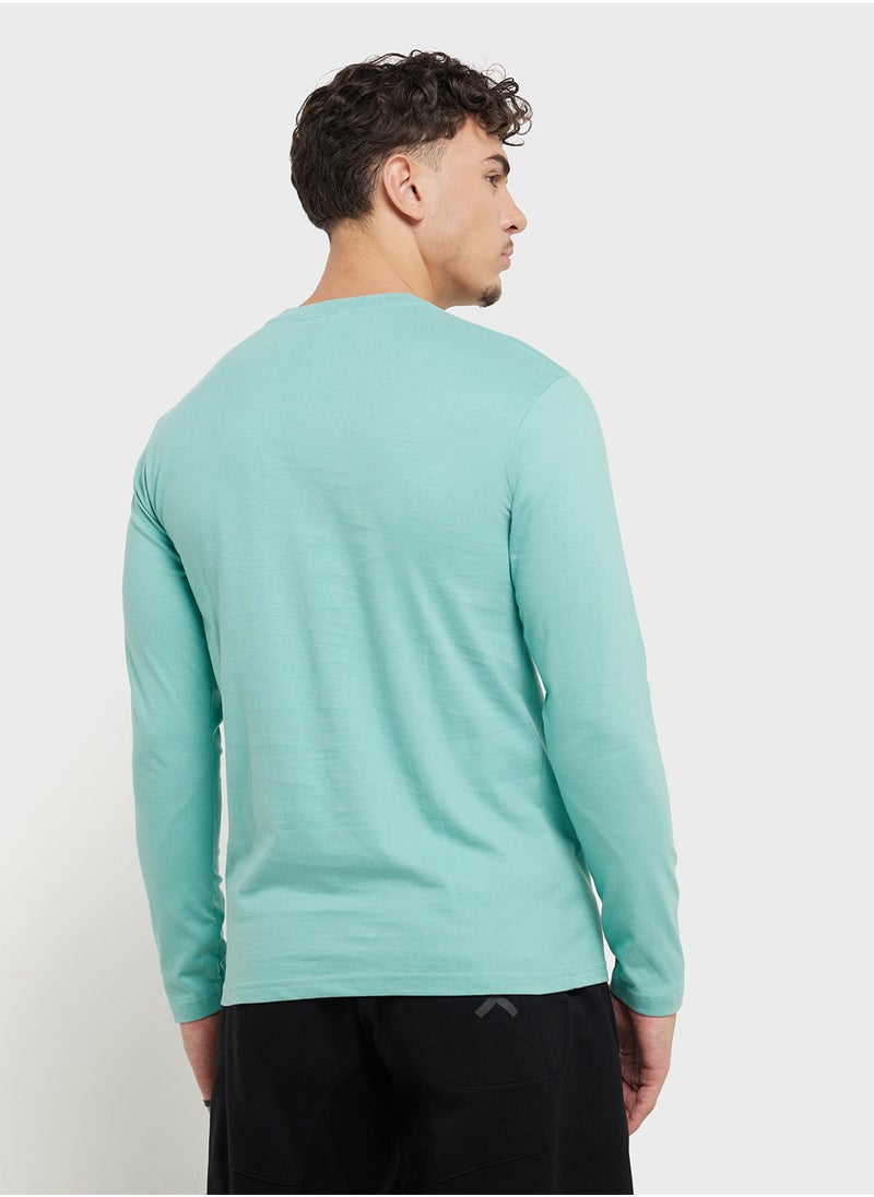 Seventy Five Basics Graphic Long Sleeve T-Shirt  - Image 2