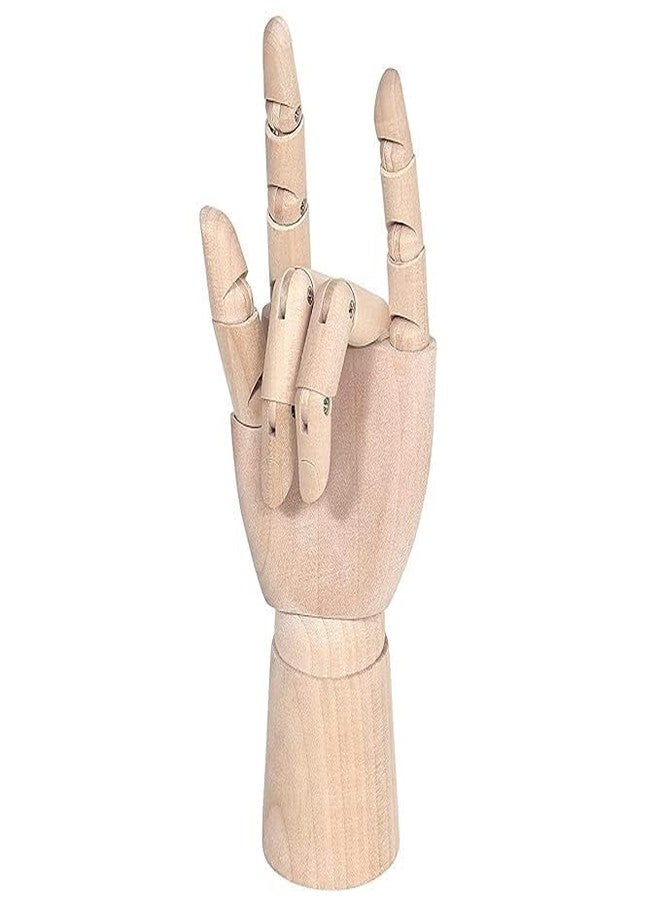 ARTISTERY Wooden Art Mannequin Hand Model Hand Manikin - Perfect for Drawing, Sketch, Etc.(Male Hand) Size-7" Inch