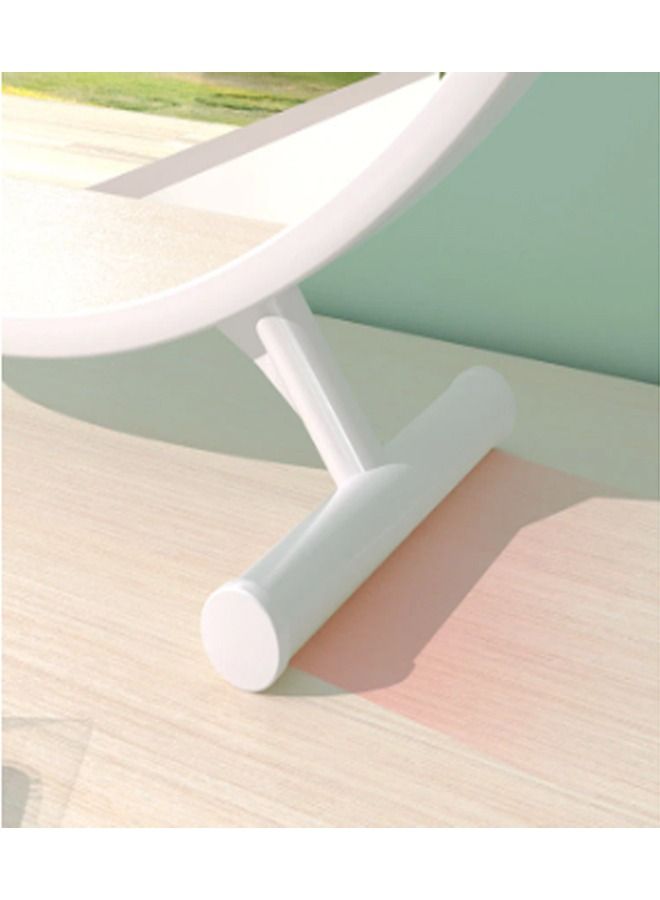 fashionhome Vintage Round Desktop Stand One Sided Dressing Aesthetic Makeup Vanity Table Mirror 40 x 44 Centimeter - Image 2