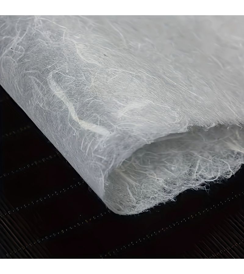 10pcs Cloud Dragon Paper 9.05x13.38 Inches Handmade Raw White Paper Pulp for Calligraphy Ink Painting Flower Wrapping and Artistic DIY Projects - Image 4