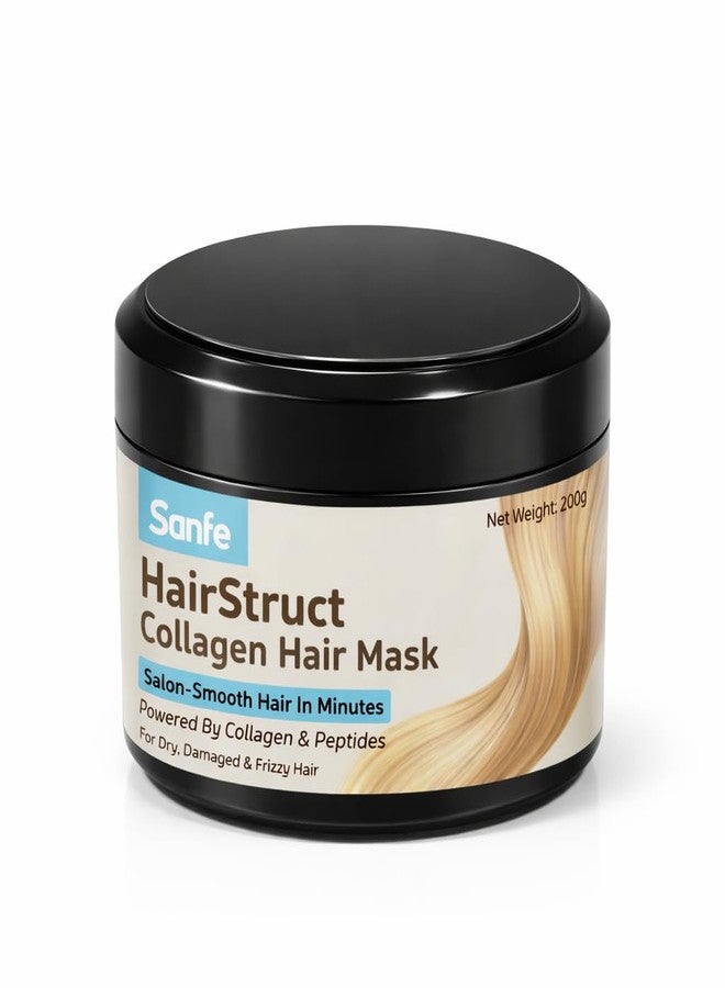 Sanfe HairStruct Collagen Hair Mask | 200gm | Collagen-Powered Repair Mask for Dry, Frizzy & Damaged Hair | Strengthens Hair Fiber | Reduces Frizz & Breakage | Salon-Style Hair Spa at Home - Image 1