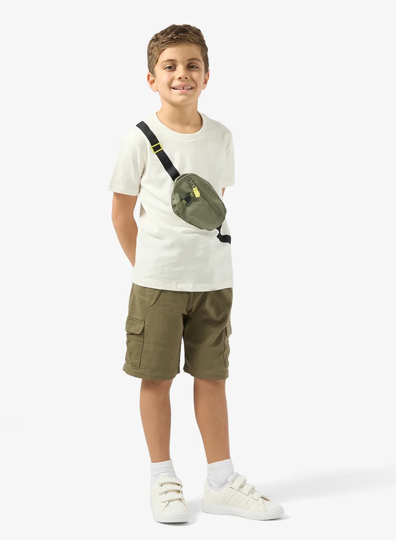 Ripples Boys Tee With Shorts Set