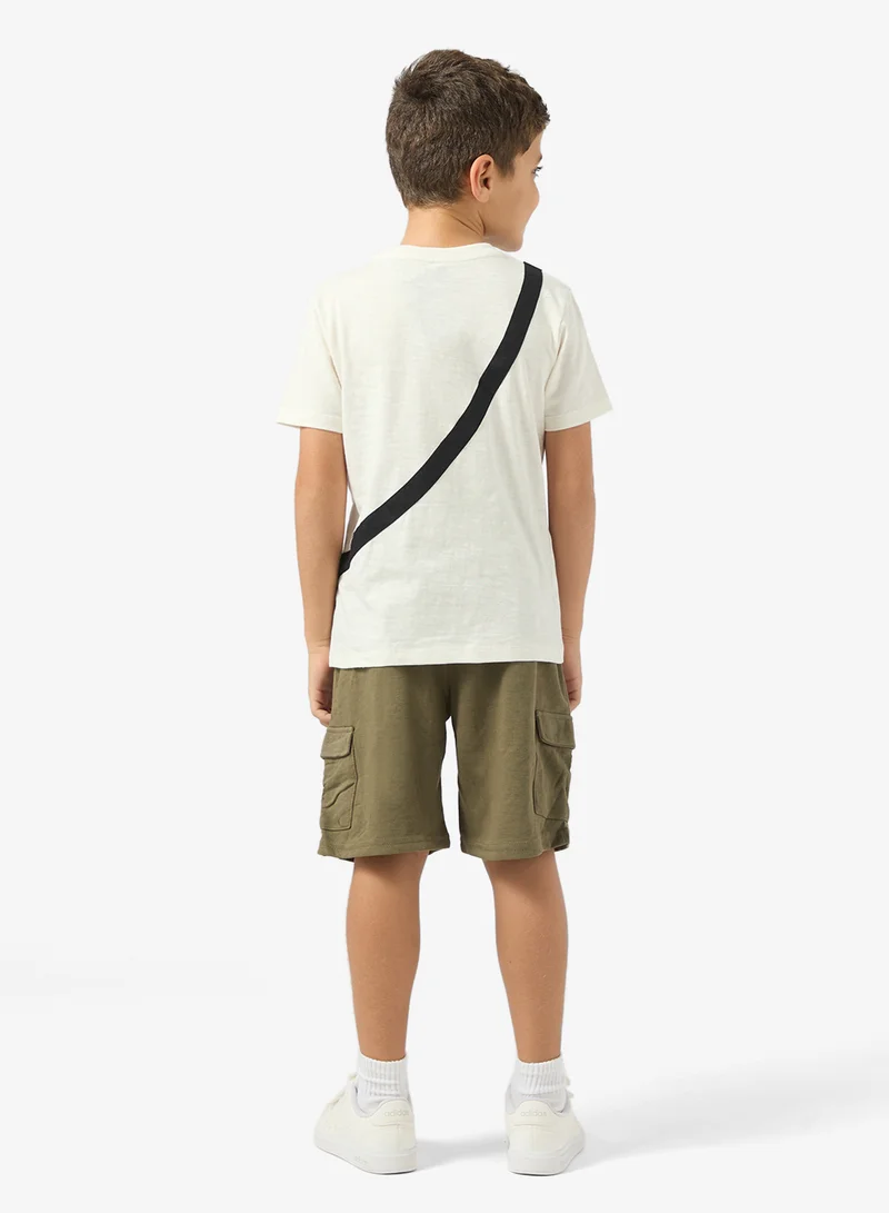 Ripples Boys Tee With Shorts Set