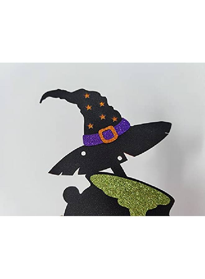 LeeSky Drink Up Witches Banner Black Glitter And Glitter Ghost Garland Drink Up Witches Decorationsghost Decorationshalloween Party Decorationshocus Pocus Party Decorationswitch Decorations - Image 4