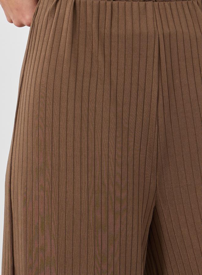 Styli Textured Ribbed Wide Leg Pants - Image 3
