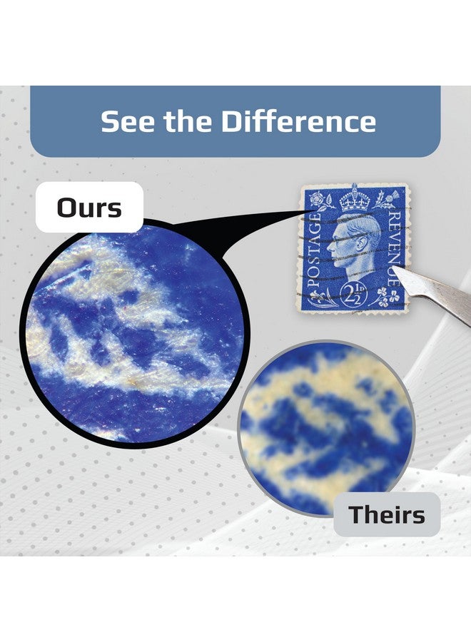 Carson MicroBrite Plus 60x-120x LED Lighted Pocket Microscope, Portable Handheld Microscope STEM Toy, Mini Microscope for Student Science Lab, Educational Portable Microscope (MM-300) - Image 4