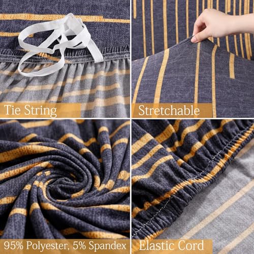 HOKIPO Stretchable Elastic Cover for Sofa 2 Seater, (NEW-4100-S10), Multicolor - Image 5