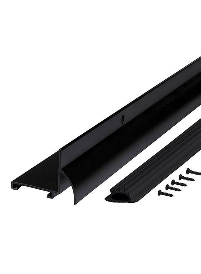 M-D Building Products Aluminum with Vinyl Seal Screw-on Under Door Seal Black 36 x 1.25inch 5038550 - Image 1