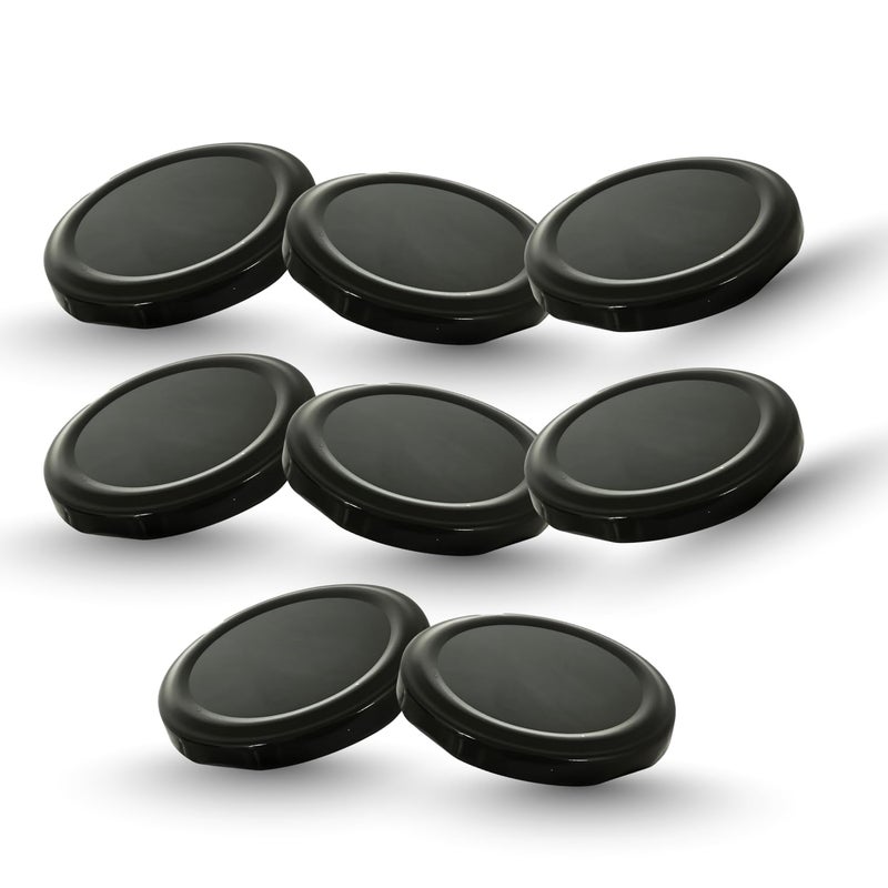 Machak Glass Jar Lids Only 82mm For 82 mm Mouth Jars (Black, 8) - Image 5