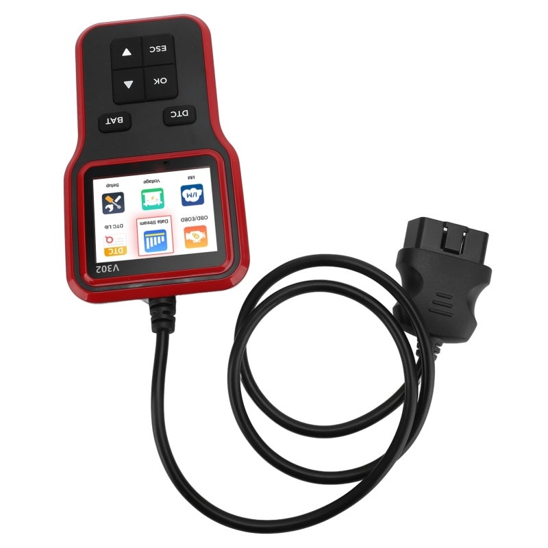OBDII Car OBD Scanner Real Time Curve I M Readiness 2.8in TFT Color Screen Engine Fault Code Reader for Vehicles - Image 3