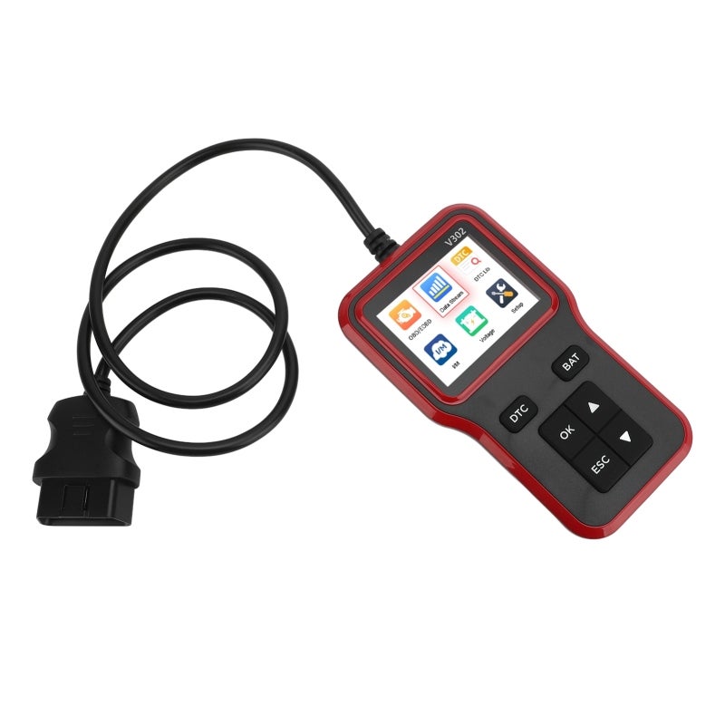 OBDII Car OBD Scanner Real Time Curve I M Readiness 2.8in TFT Color Screen Engine Fault Code Reader for Vehicles - Image 5