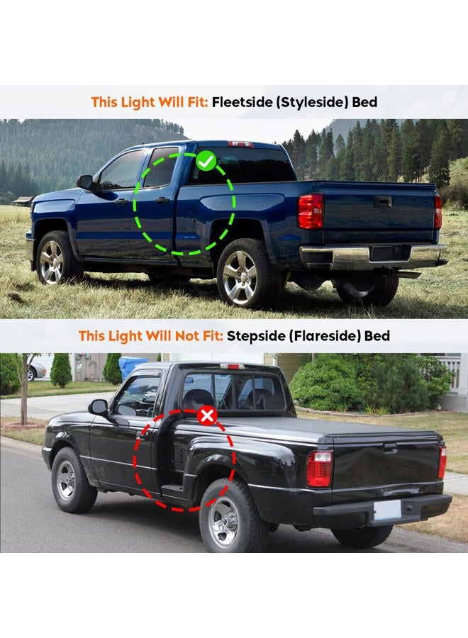 Tresound LED Taillight Tail Light + 3rd Third Brake Cargo Lamp for Chevy Silverado 1500 2500 1999-2002, 1500HD 2500HD 2001-2002, GMC Sierra 1500 2500 1999-2003, Sierra 1500HD 2500HD 2001-2003, 19169017 - Image 2