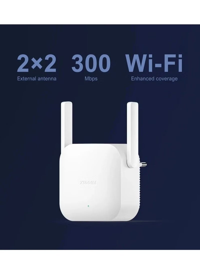 Xiamei - Xiaomi WiFi Range Extender N300 – Max Speed 300Mbps, Extend WiFi Coverage, Easy Setup, Boost Signal for Home & Office - Image 1
