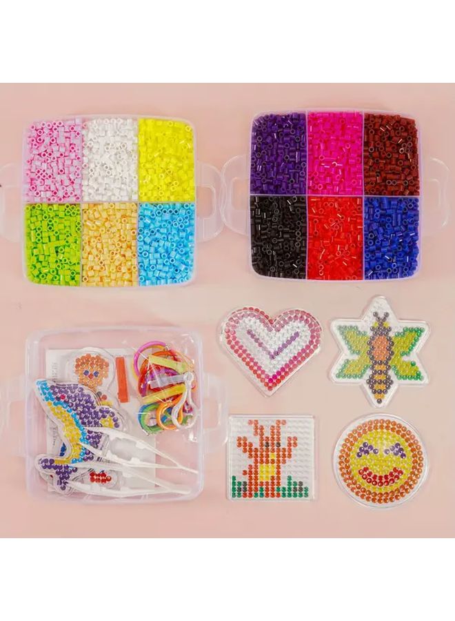 1 صندوق مجموعة فسيفساء بلاستيكية 5 مم طلاء DIY صنع قلادة مفتاح مجموعة للمبتدئين - Image 4