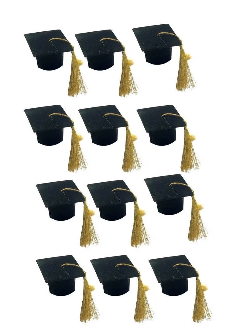 قبعات تخرج ١٢ قطعة لحفلات التخرج - Image 3