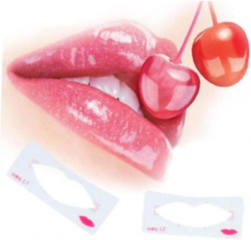 3pcs Lip Liner Stencils 3 Lip Model Styles Lip Line Template Stencil Card Lip Cosmetic Make Up Tools - Image 3