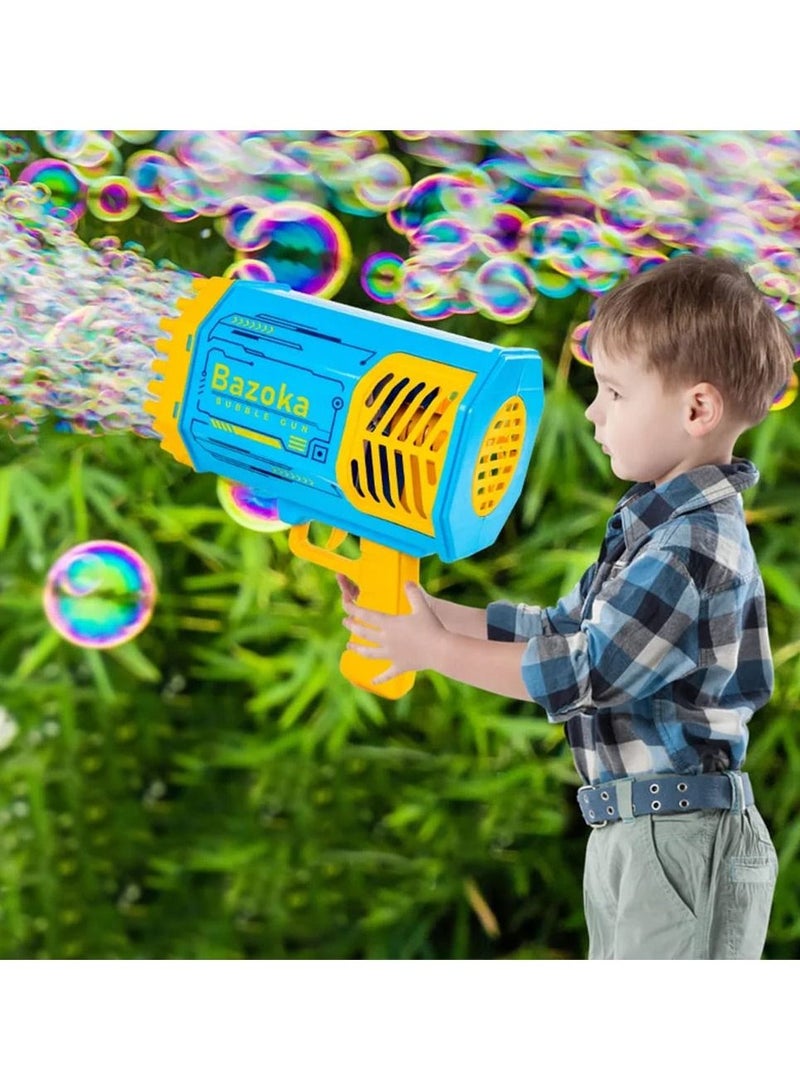 Bazooka Bubble Machine, 69 Holes Bubble Machine with Colorful Lights, TIK Tok Bubble Makers for Kids Adults Summer Outdoor Birthday Wedding Party Activity - Image 3