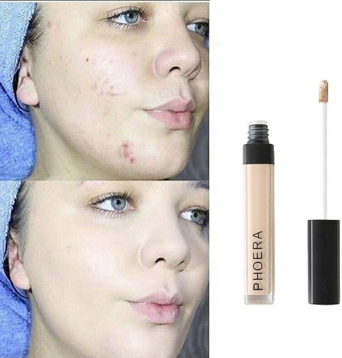 Phoera AQUAPURITY PHOERA Liquid Concealer Full Coverage Makeup Face Moisturizer Foundation Conceal Under Eye Dark Circles Cruelty Free 109 Hazelnut - Image 5