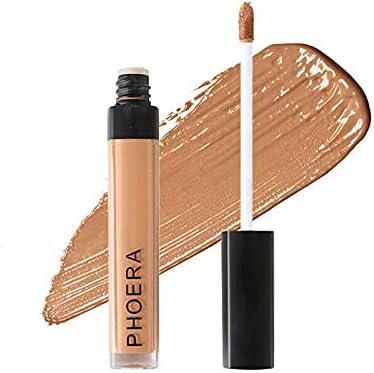 Phoera AQUAPURITY PHOERA Liquid Concealer Full Coverage Makeup Face Moisturizer Foundation Conceal Under Eye Dark Circles Cruelty Free 109 Hazelnut - Image 1