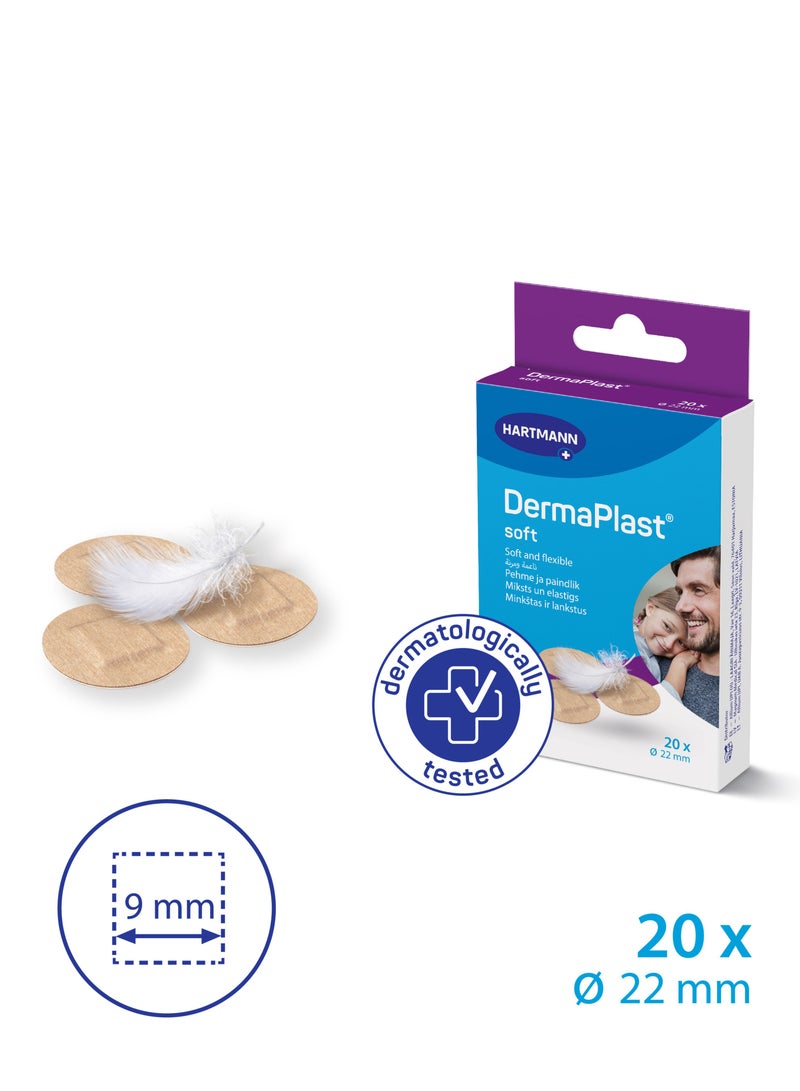 DERMAPLAST درمابلاست سوفت 20 شريطًا لاصقًا/حزمة - Image 2