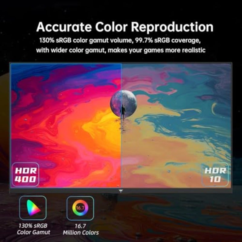 شاشة ألعاب عالية الدقة 27 إنش بمعدل تحديث 240 هرتز، دقة QHD 2560x1440، تقنية HVA مع HDR400، متوافقة مع G-Sync وFreeSync، منضدة يو إس بي نوع سي، عرض عبر DisplayPort و HDMI، قابلة للتثبيت على حامل VESA، قابلة للمحور والارتفاع والميول - طراز 27GS950 - Image 5