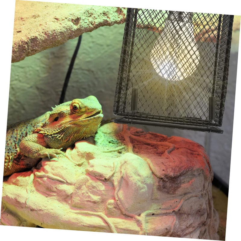 Reptile Heating Lamp Cover Mesh Lampshade for Bird Cages Pet Safe Heat Dissipation - Image 3