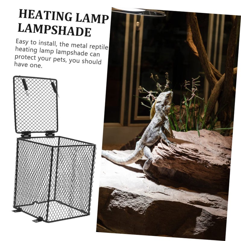 Reptile Heating Lamp Cover Mesh Lampshade for Bird Cages Pet Safe Heat Dissipation - Image 5
