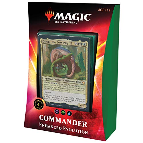 Magic The Gathering Enhanced Evolution Ikoria Commander Deck 100 Card Deck 4 Foil Legendary Creatures - Image 1