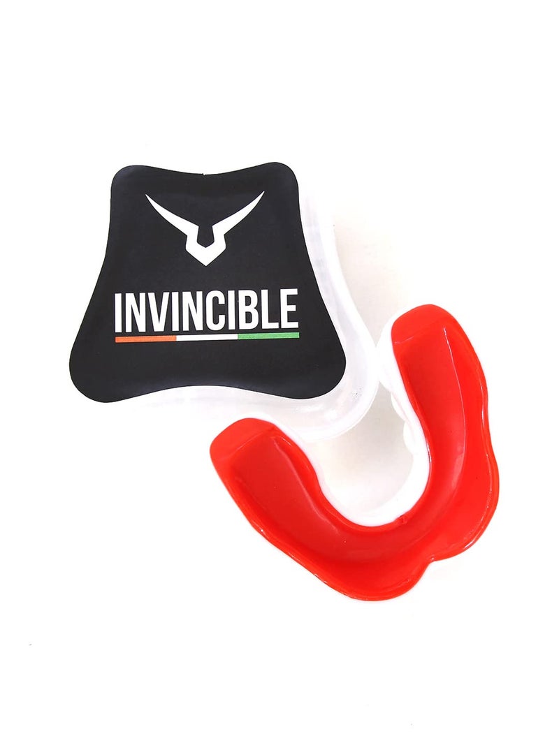 Invincible Combat Mouth Guards White Red 4091 - Image 1
